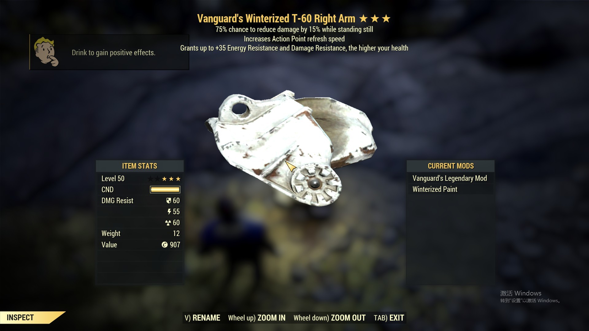 Vanguard's [Sent AP] Winterized T-60 Right Arm